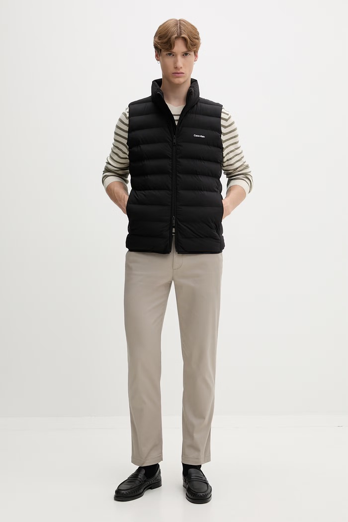 Calvin Klein brezrokavnik moški LV04LG504G črna AW26