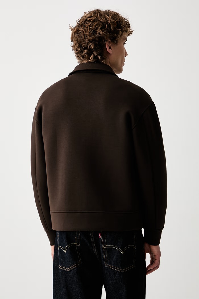 Ρούχα Calvin Klein μπλούζα με κουμπιά ανδρική LV04RG227G καφέ