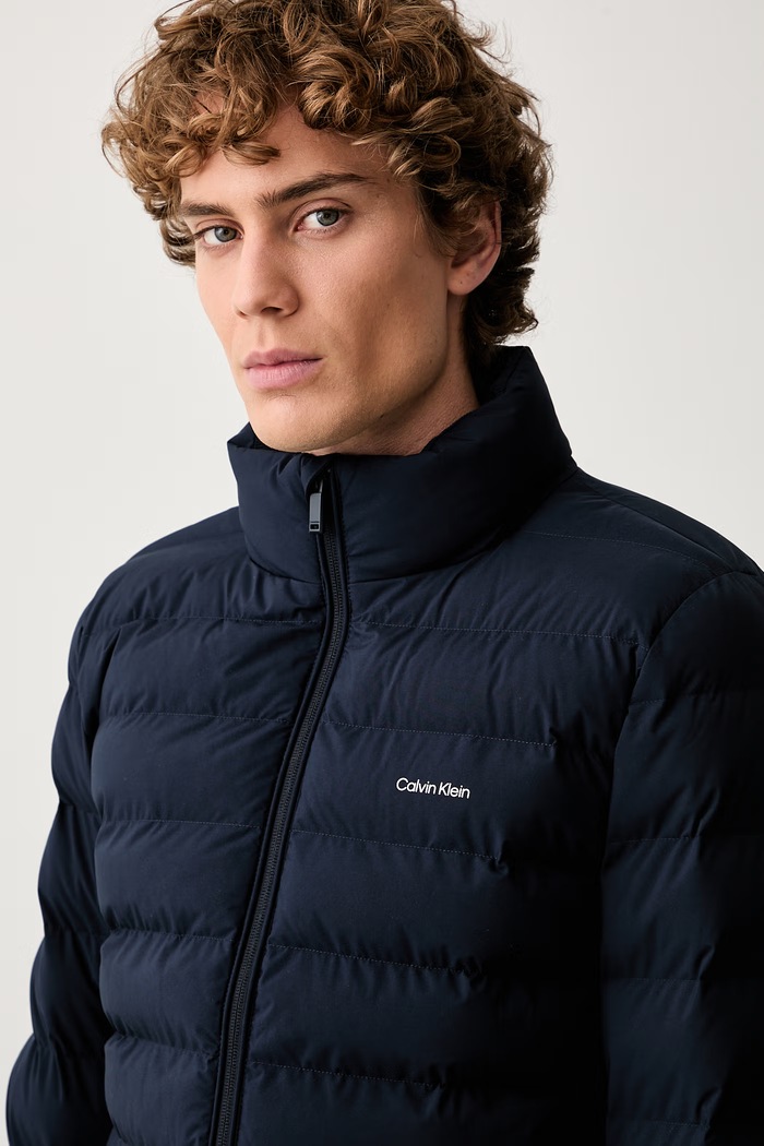 Calvin Klein καπιτονέ μπουφάν ανδρικό σκούρο μπλε LV04LG503G