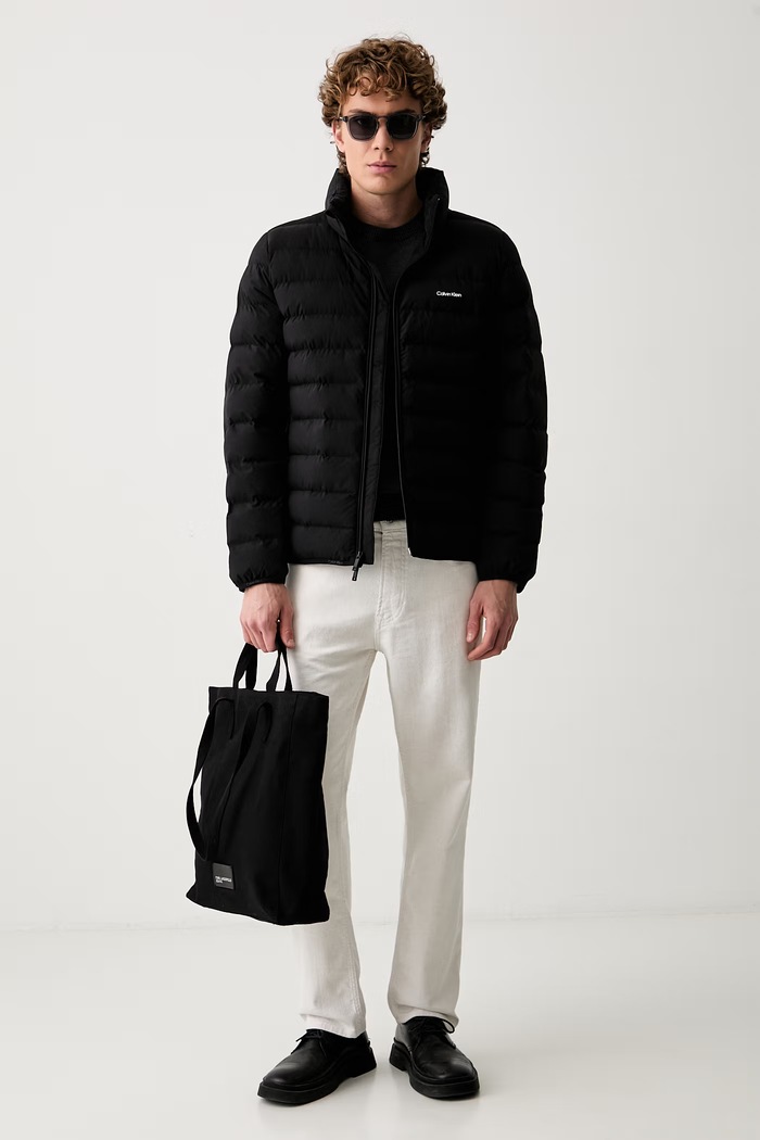 Calvin Klein καπιτονέ μπουφάν ανδρικό LV04LG503G μαύρο AW26
