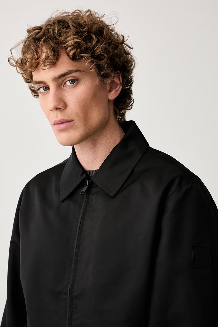 Calvin Klein преходно яке мъжко черен LV04LG500G