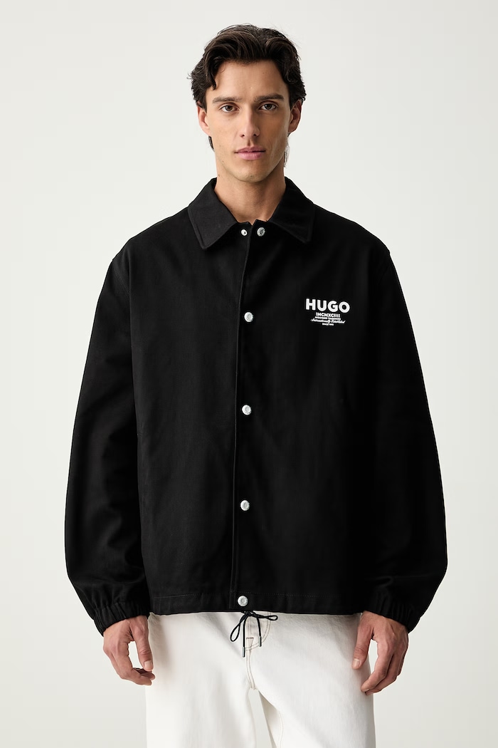 Odzież HUGO Blue kurtka męska bawełniana Biyo2631 50563933 czarny