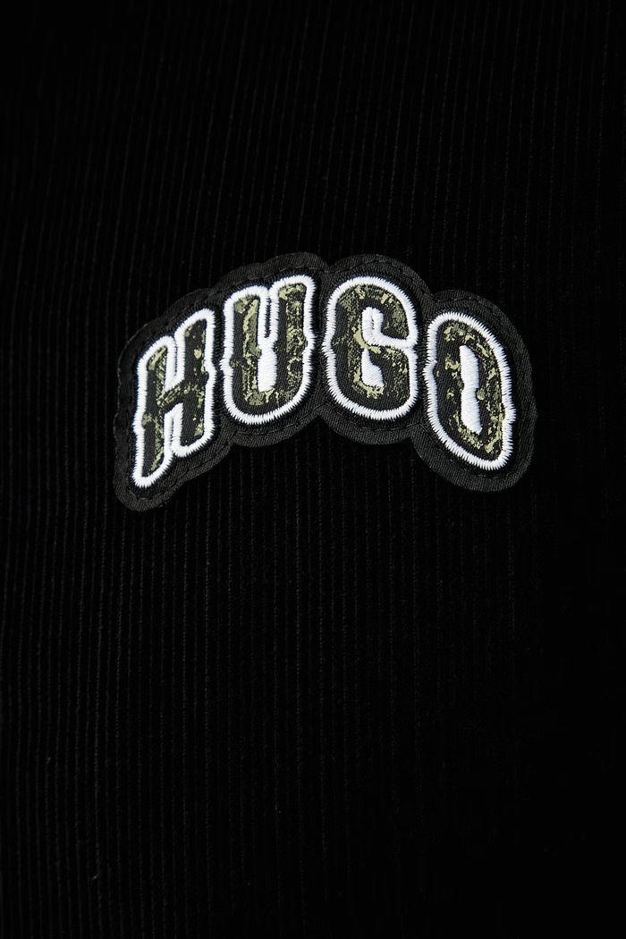 HUGO Blue bomber pánský manšestrový Berono2631 50563929 černá