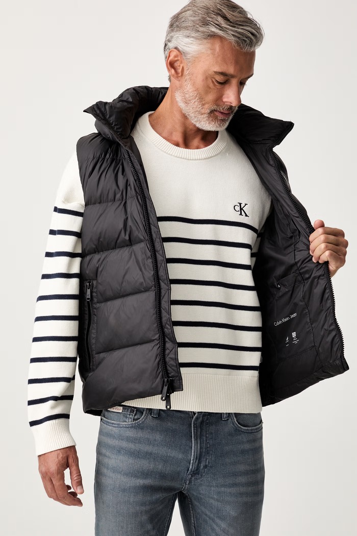Calvin Klein Jeans pernati prsluk za muškarce LV04RG514G