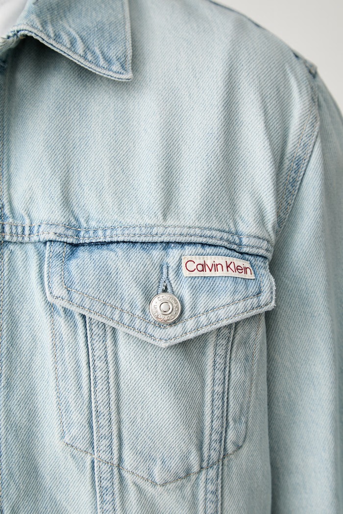Calvin Klein Jeans bunda pánska bavlnená LV04RG907G modrá