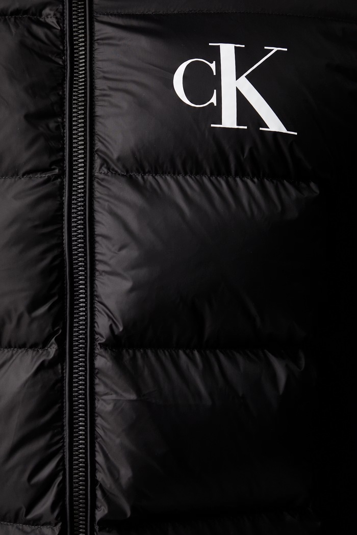Calvin Klein Jeans prošivena jakna za muškarce LV04RG513G crna