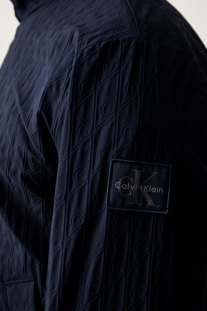 Calvin Klein Jeans μπουφάν Ανδρικό LV04RG512G σκούρο μπλε