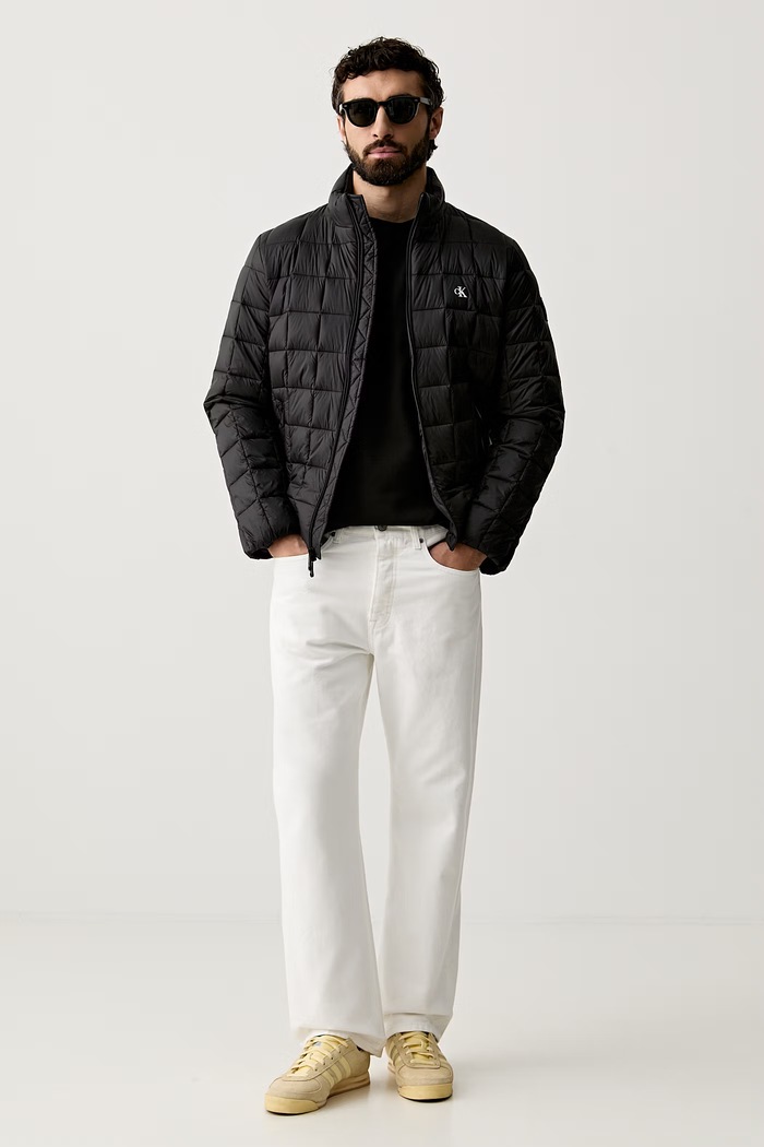 Calvin Klein Jeans καπιτονέ μπουφάν Ανδρικό LV04RG506G μαύρο AW26