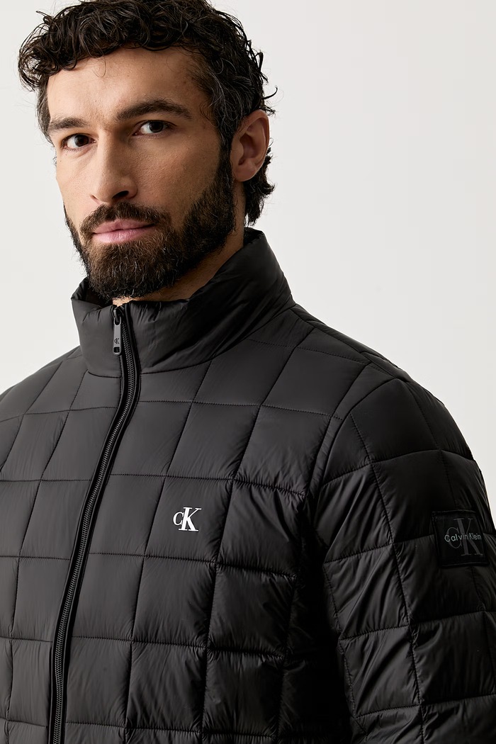 Calvin Klein Jeans καπιτονέ μπουφάν Ανδρικό μαύρο LV04RG506G
