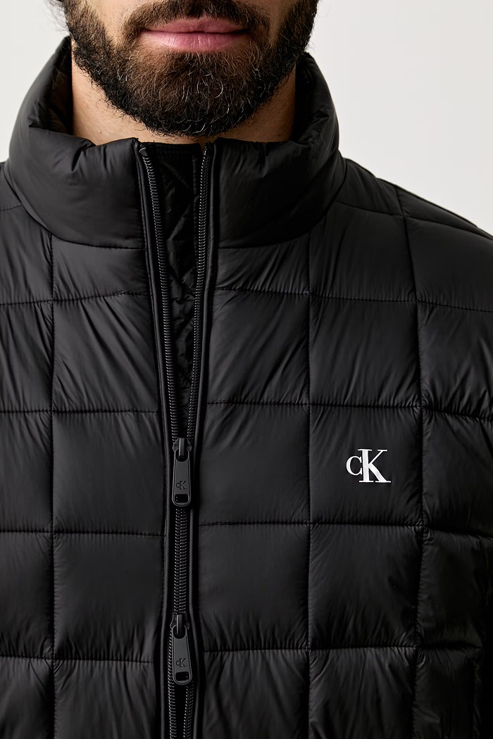 Calvin Klein Jeans καπιτονέ μπουφάν Ανδρικό LV04RG506G μαύρο