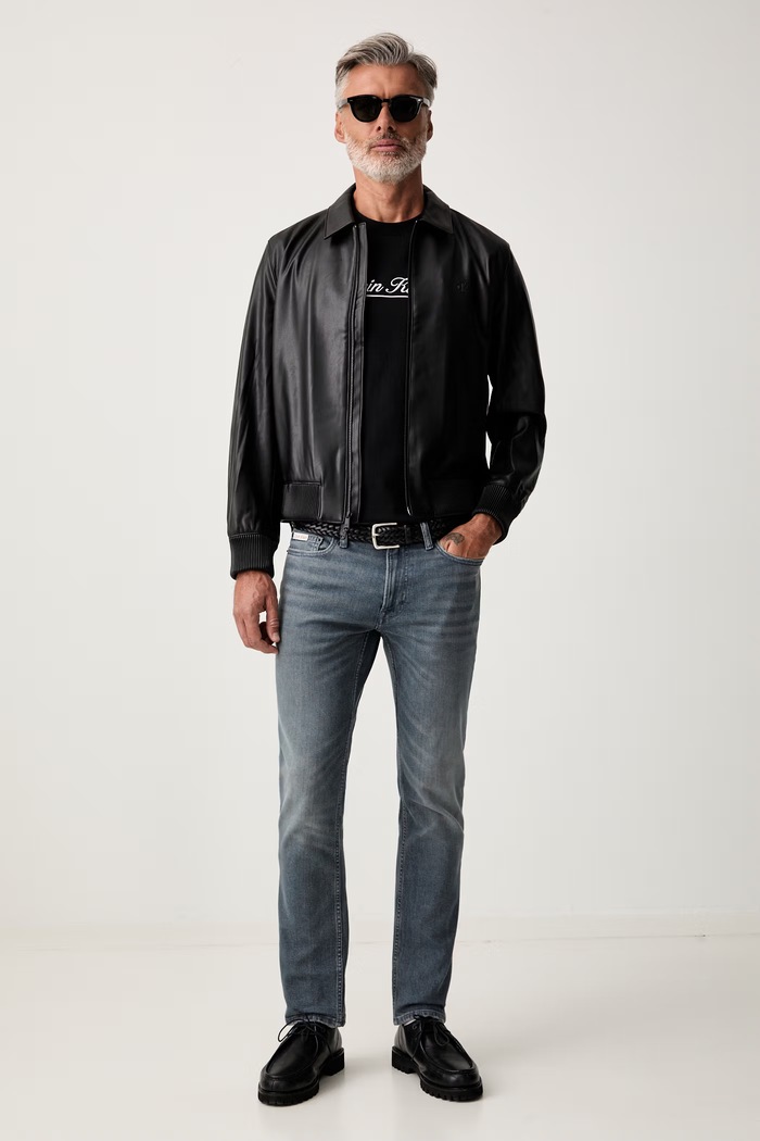 Calvin Klein Jeans prijelazna jakna za muškarce LV04RG406G crna AW26