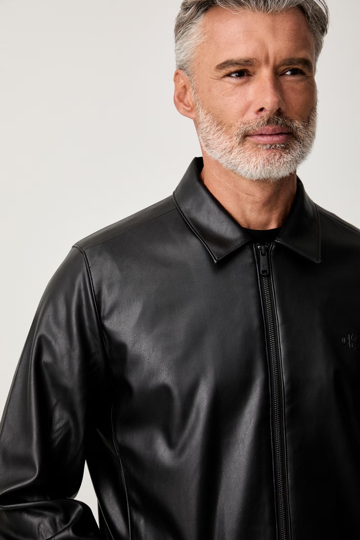 Calvin Klein Jeans prijelazna jakna za muškarce crna LV04RG406G