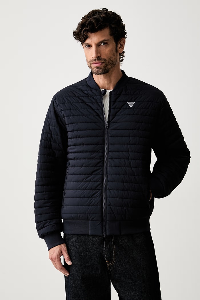 Guess dvostrana jakna za muškarce KLEDI Z6YL08.W3514 mornarsko plava AW26
