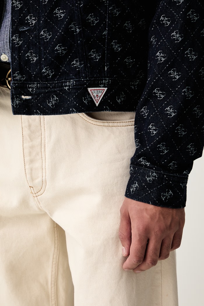 Guess kurtka jeansowa męska DILLON M6YXN1.D1291 granatowy