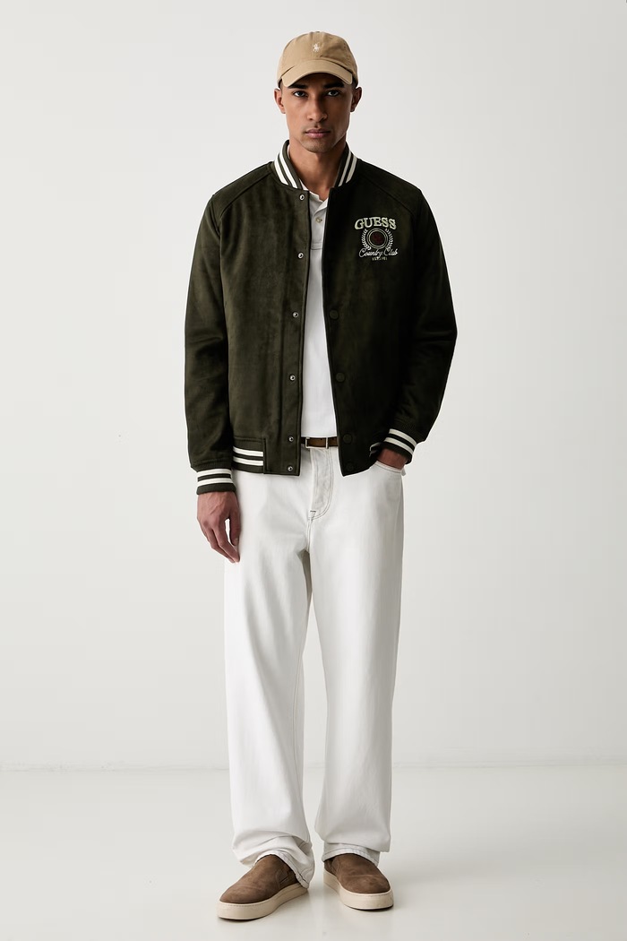 Guess ανδρικό bomber M6YL23.W2814 πράσινο AW26