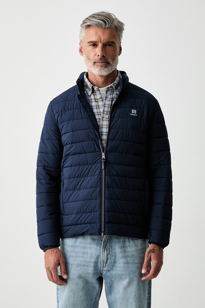 Hackett London kurtka przejściowa męska granatowy HM4000198