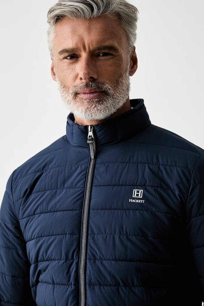 Hackett London kurtka przejściowa męska granatowy HM4000198