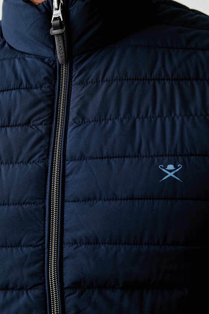 Hackett London bezrękawnik męski HM4000197 granatowy