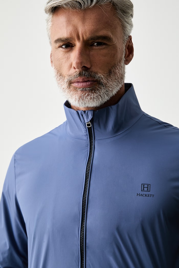 Hackett London kurtka przejściowa męska niebieski HM4000193