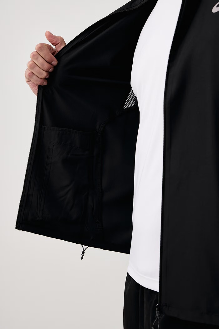 Kurtka sportowa męska ROAD LITE-SHOW JACKET Asics czarny 2011D590.001