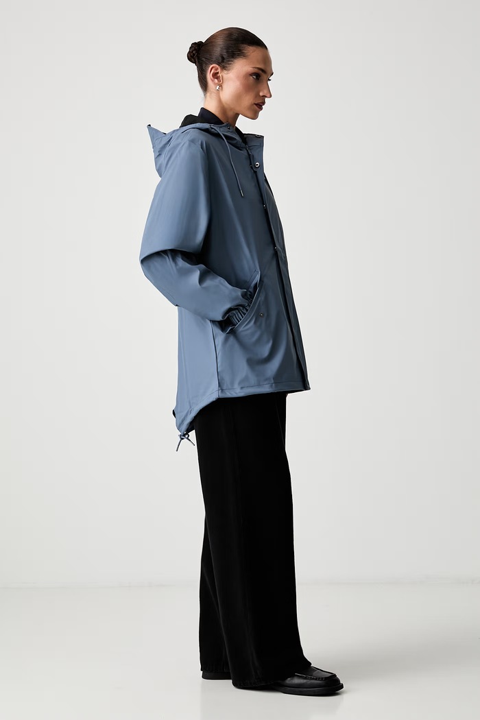 Odzież Rains kurtka przeciwdeszczowa Fishtail Jacket W3 18010.172 niebieski