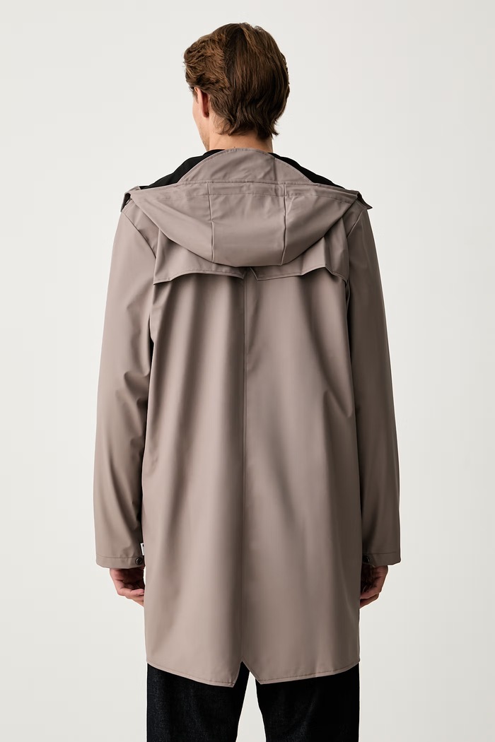 Rains kurtka przeciwdeszczowa Long Jacket W3 brązowy 12020.173
