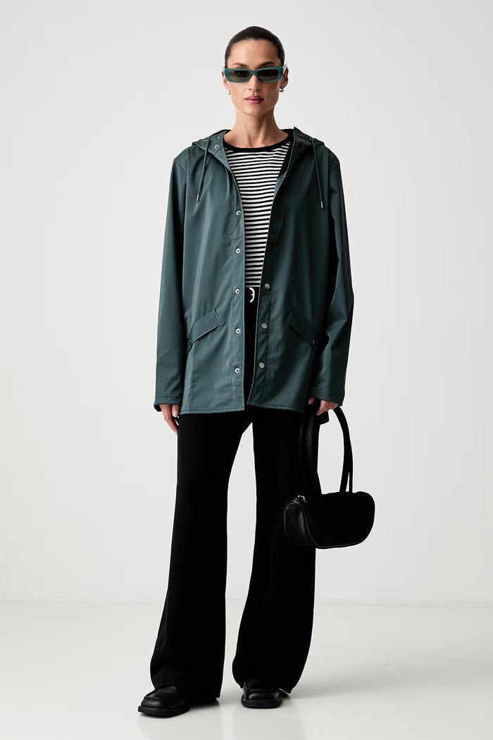 Odzież Rains kurtka Jacket W3 12010.175 zielony