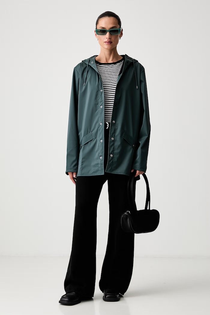 Odzież Rains kurtka Jacket W3 12010.175 zielony