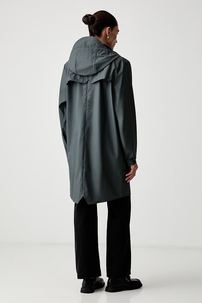 Rains αδιάβροχο μπουφάν Long Jacket W3 12020.153 γκρί