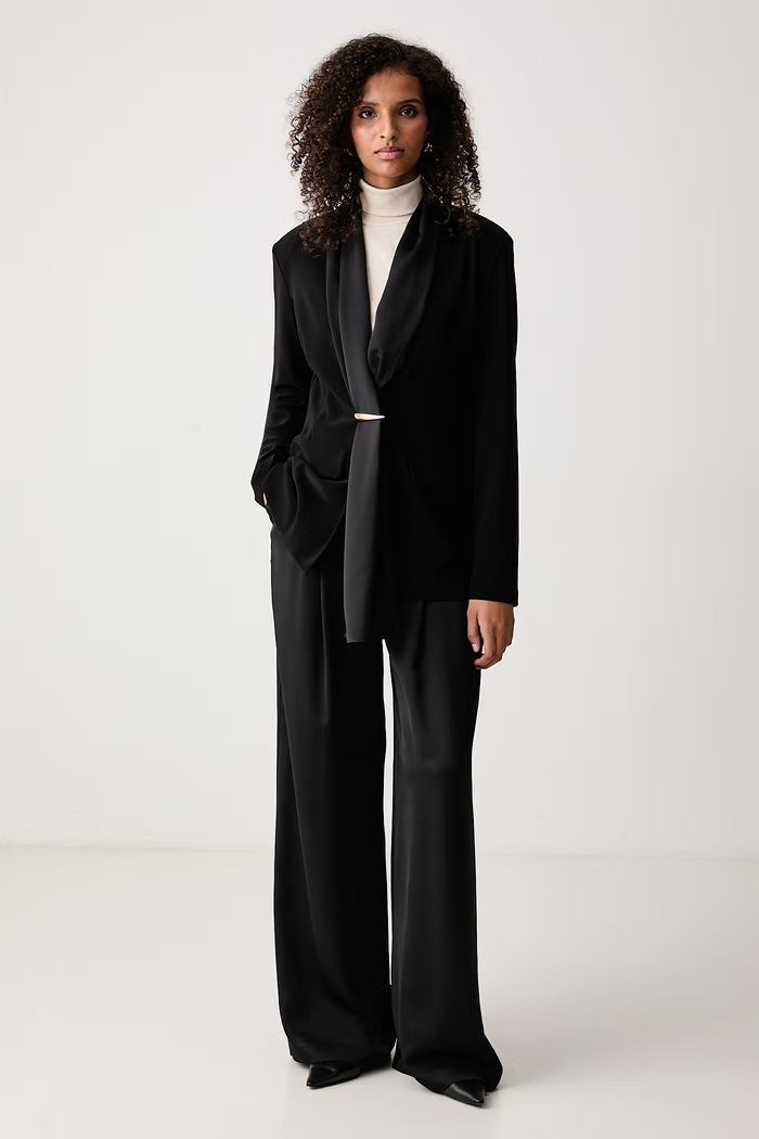 Joseph Ribkoff Marynarka jednorzędowa damska 264092 czarny AW26