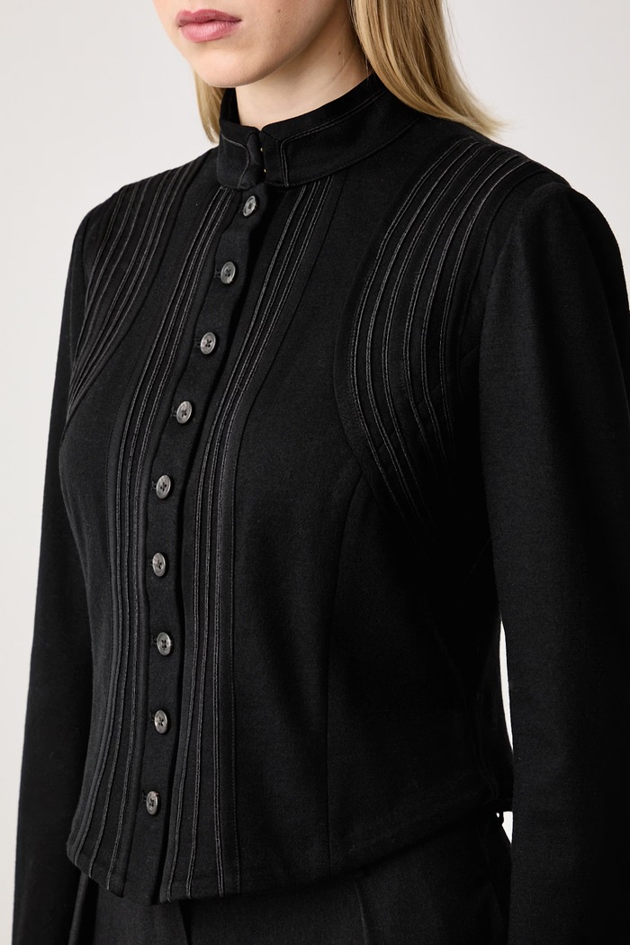 Marynarka damska z bawełną Polo Ralph Lauren 211B31155 czarny
