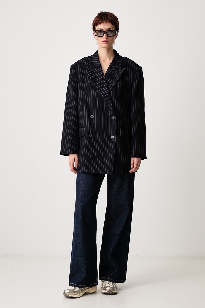 WRSTBHVR AMAL sacou reversibil cu vâscoză pentru femei W5126AM.A bleumarin AW26