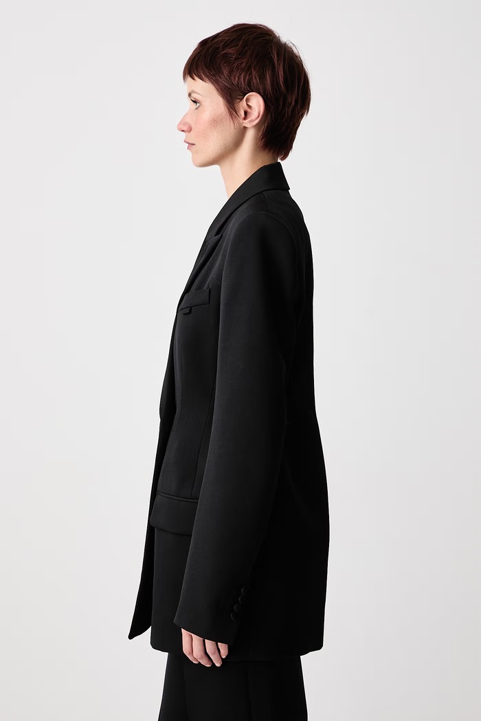 Double-breasted suit jacket wool Women's MUGLER COM1VE04791020 black