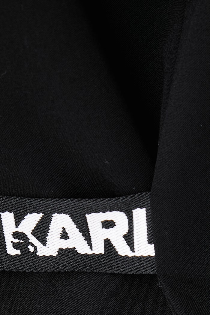 Сако дамско с вискоза Karl Lagerfeld Jeans черен B4W14010