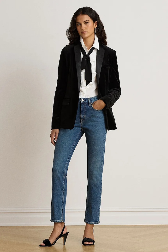 Odzież Lauren Ralph Lauren Marynarka damska 200B32945 czarny