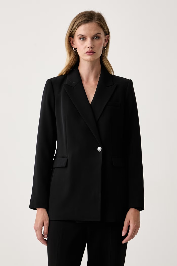 DKNY Marynarka dwurzędowa damska czarny UG6J2708
