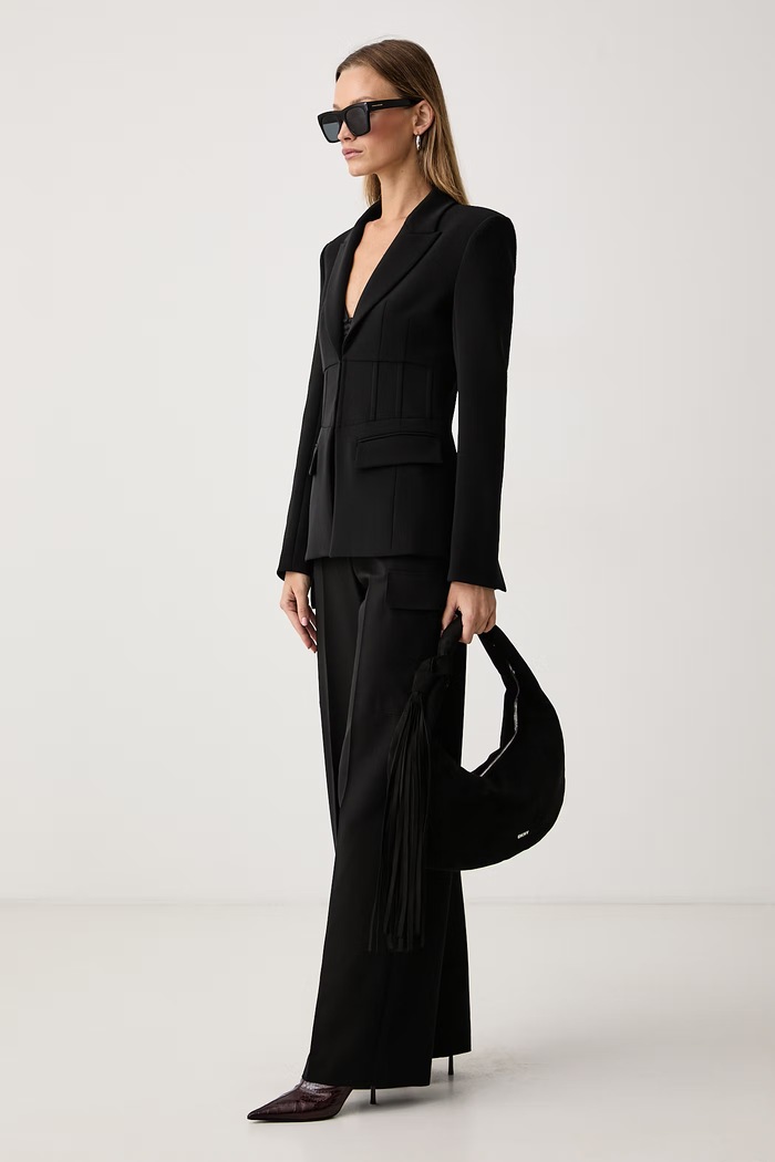 Patrizia Pepe Marynarka damska 2S0014.C0271 czarny AW26