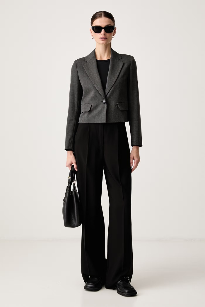 Marella Jednoradové sako dámske s viskózou Emme by Marella 2625046081200 sivá AW26