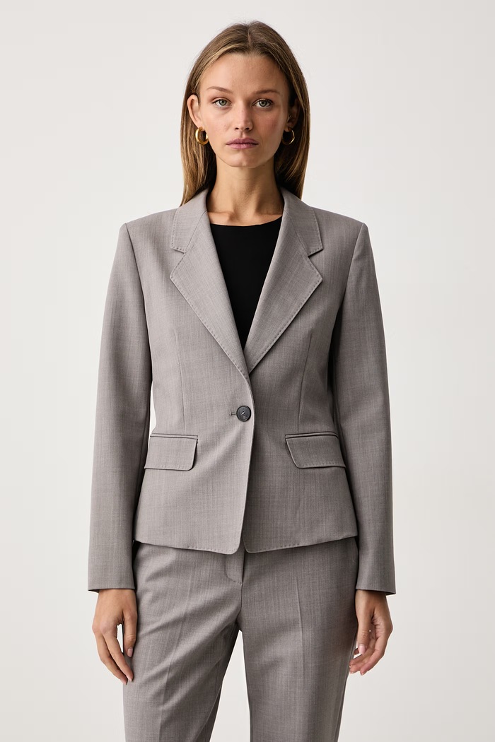 Marella Giacca da donna con misto lana MLLRIVE grigio 2623046101200