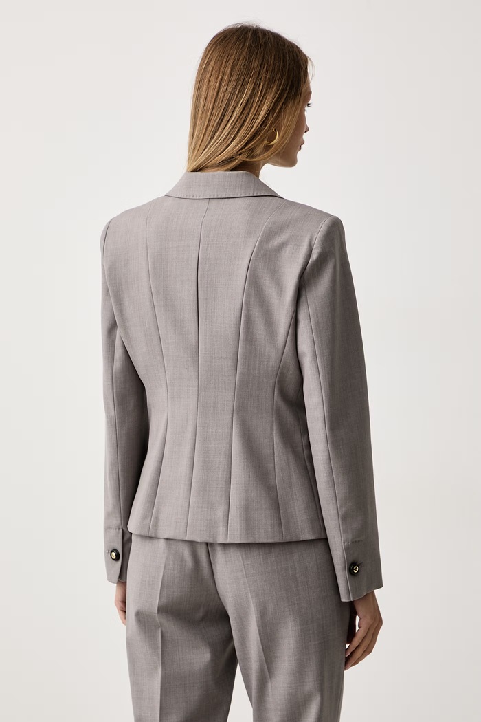 Abbigliamento Marella Giacca da donna con misto lana MLLRIVE 2623046101200 grigio