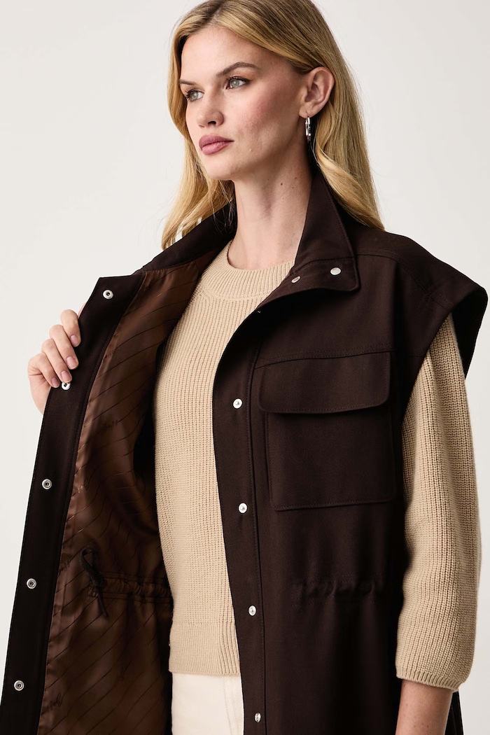 BOSS Orange Gilet da donna con viscosa C_Jaflestina 50568264