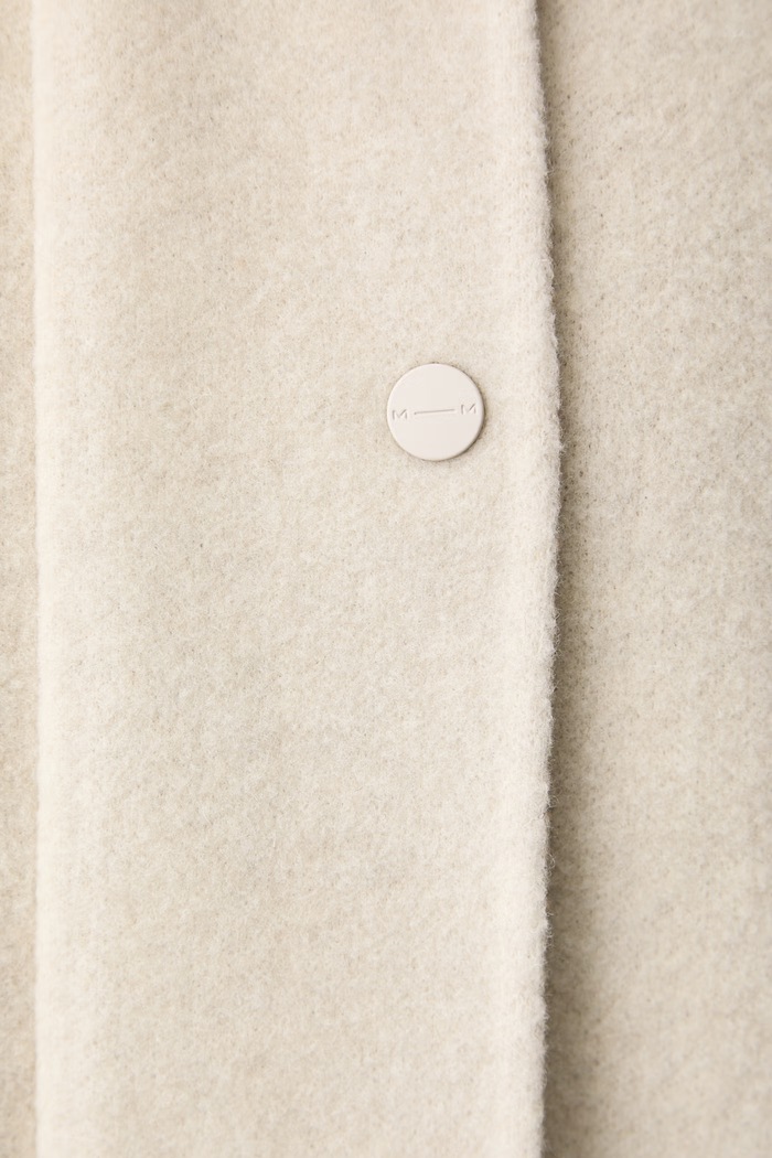 Kurtka damska z wełną MMLFENICE MM by Max Mara beżowy 2626916088600