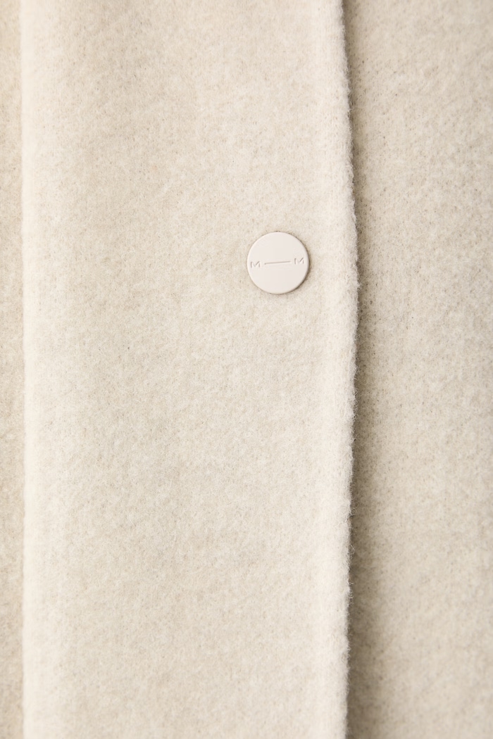 Kurtka damska z wełną MMLFENICE MM by Max Mara beżowy 2626916088600