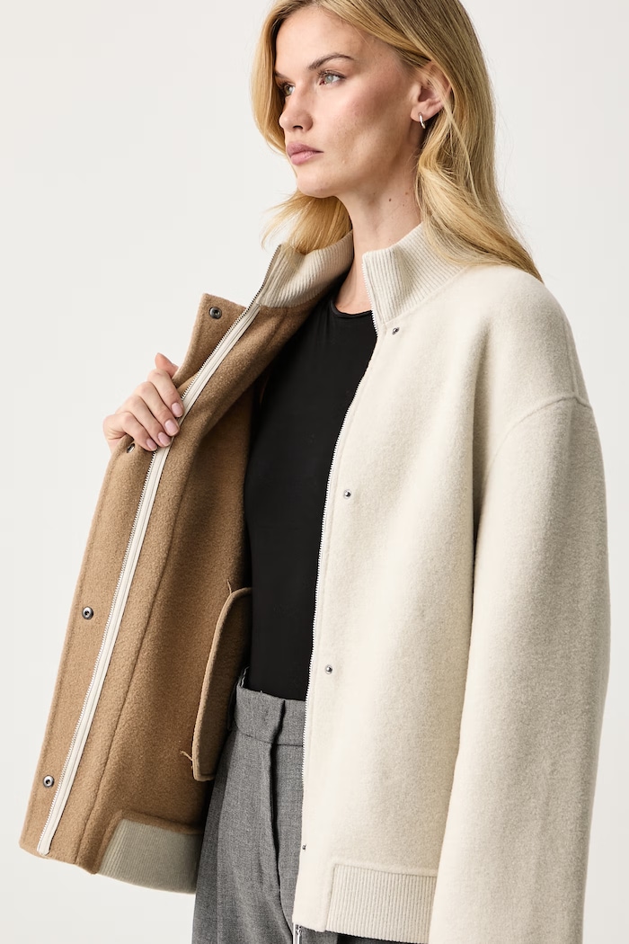 MM by Max Mara Kurtka damska z wełną MMLFENICE 2626916088600