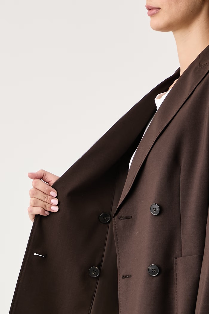 Weekend Max Mara Marynarka dwurzędowa damska wełniana WKDORNATI 2625046042600