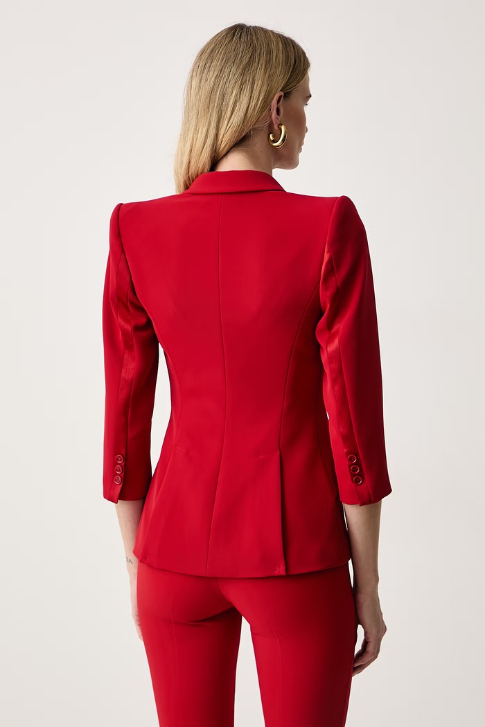 Odzież Elisabetta Franchi Marynarka damska GI27567E2 czerwony