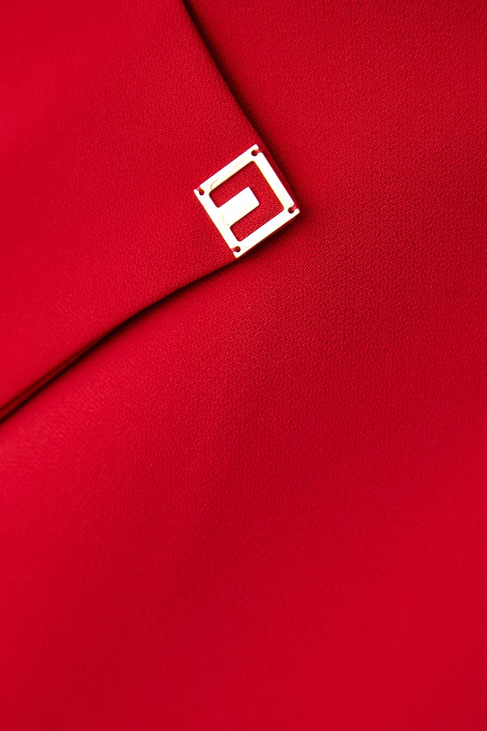 Marynarka damska Elisabetta Franchi czerwony GI27567E2