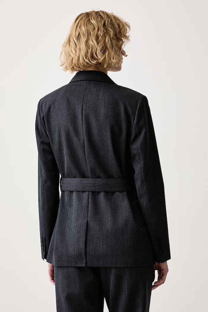 Ρούχα Calvin Klein Σακάκι γυναικείο με μαλλί LV044F400G γκρί