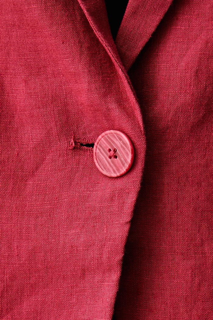Sako dámské lněné United Colors of Benetton červená 2AGHDW03U