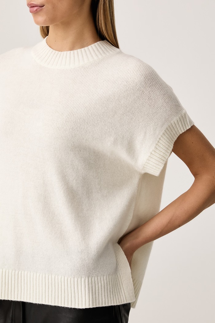 Sweter damski z wełną United Colors of Benetton 1SJWD10HR beżowy